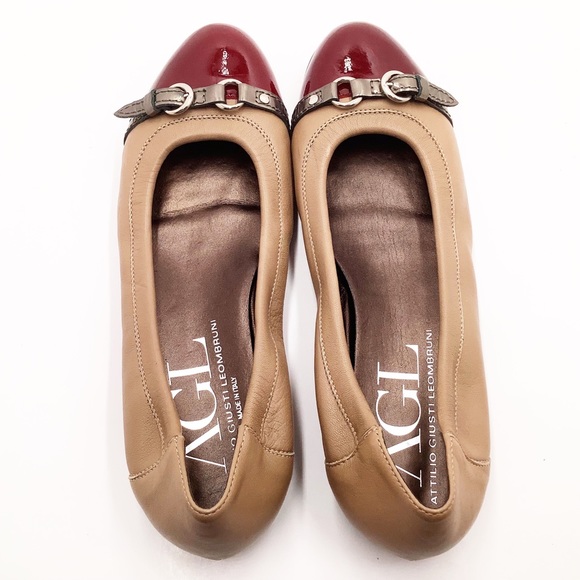 {AGL}Monika Cap-Toe Flats - Picture 3 of 8
